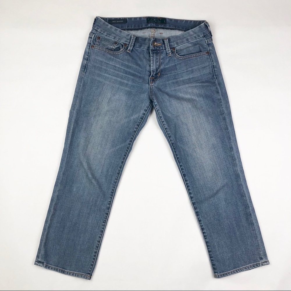 LUCKY BRAND Sweet Jean Crop Light Medium Wash